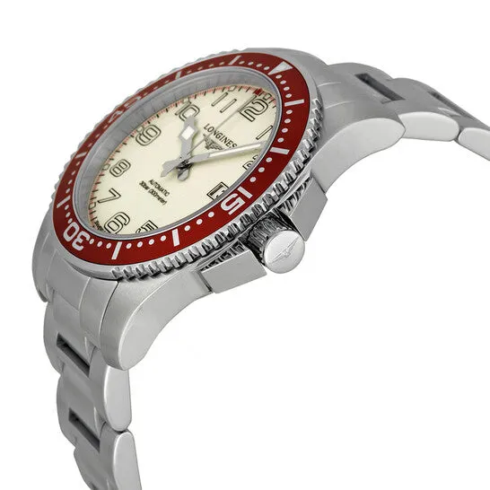 JMS always Bracelets Original Longines Hydro Conquest White Dial Red Bezel Stainless Steel Mens Watch L36954196 JMS always Bracelets Original Longines Hydro Conquest White Dial Red Bezel Stainless Steel Mens Watch L36954196