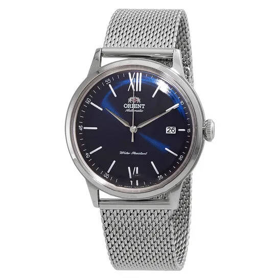 JMS always Bracelets Original Orient Automatic Blue Dial Stainless Steel Mesh Mens Watch RAAC0019L10B JMS always Bracelets Original Orient Automatic Blue Dial Stainless Steel Mesh Mens Watch RAAC0019L10B