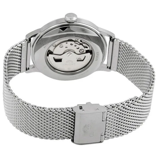 JMS always Bracelets Original Orient Automatic Blue Dial Stainless Steel Mesh Mens Watch RAAC0019L10B JMS always Bracelets Original Orient Automatic Blue Dial Stainless Steel Mesh Mens Watch RAAC0019L10B