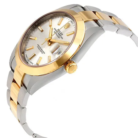 JMS always Bracelets Original Rolex Datejust 41 Silver Dial Steel and 18K Yellow Gold Oyster Bracelet Mens Watch 126303SSO JMS always Bracelets Original Rolex Datejust 41 Silver Dial Steel and 18K Yellow Gold Oyster Bracelet Mens Watch 126303SSO