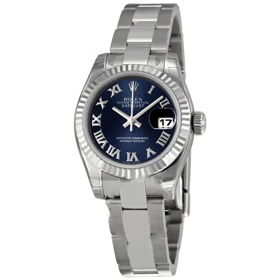 JMS always Bracelets Original Rolex Lady Datejust 26 Blue Dial Stainless Steel Oyster Bracelet Automatic Watch 179174BLRO JMS always Bracelets Original Rolex Lady Datejust 26 Blue Dial Stainless Steel Oyster Bracelet Automatic Watch 179174BLRO