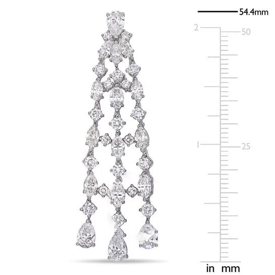JMS always Earrings Original AMOUR 9 34 CT TW Diamond Triple Row Dangle Cuff Earrings In 18k White Gold JMS always Earrings Original AMOUR 9 34 CT TW Diamond Triple Row Dangle Cuff Earrings In 18k White Gold