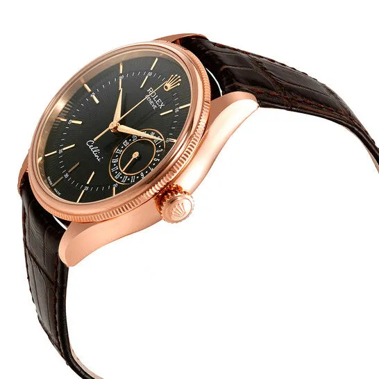JMS always Earrings Original Rolex Cellini Black Dial 18K Rose Gold Automatic Mens Watch 50515BKSBRL JMS always Earrings Original Rolex Cellini Black Dial 18K Rose Gold Automatic Mens Watch 50515BKSBRL