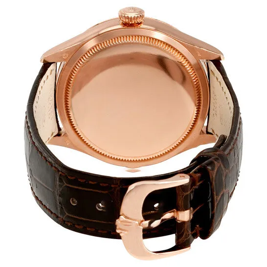 JMS always Earrings Original Rolex Cellini Black Dial 18K Rose Gold Automatic Mens Watch 50515BKSBRL JMS always Earrings Original Rolex Cellini Black Dial 18K Rose Gold Automatic Mens Watch 50515BKSBRL