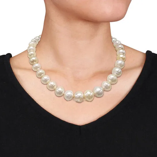 JMS always Necklaces Original AMOUR 18 in 1215mm Offround Golden South Sea Cultured Multicolored Pearl Necklace In 14K Yellow Gold JMS always Necklaces Original AMOUR 18 in 1215mm Offround Golden South Sea Cultured Multicolored Pearl Necklace In 14K Yellow Gold