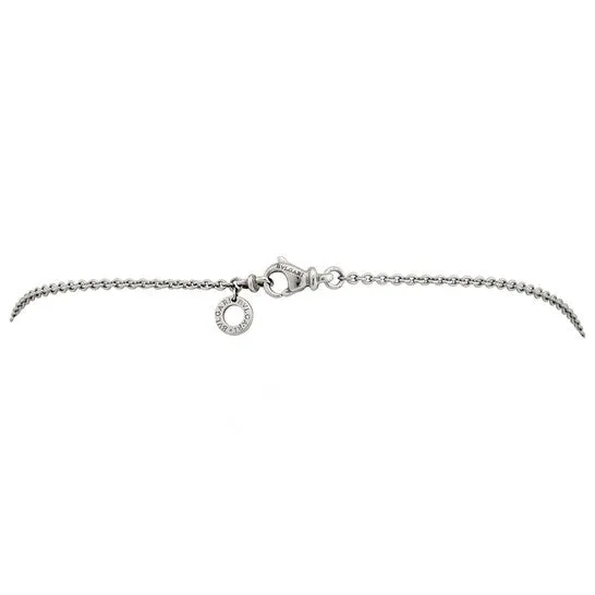 JMS always Necklaces Original Bvlgari 18k White Gold Diamond Pyramid Pendant Necklace JMS always Necklaces Original Bvlgari 18k White Gold Diamond Pyramid Pendant Necklace