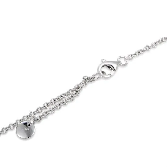 JMS always Necklaces Original LB Exclusive 18K White Gold Round Diamond Pave Long Pendant Necklace JMS always Necklaces Original LB Exclusive 18K White Gold Round Diamond Pave Long Pendant Necklace
