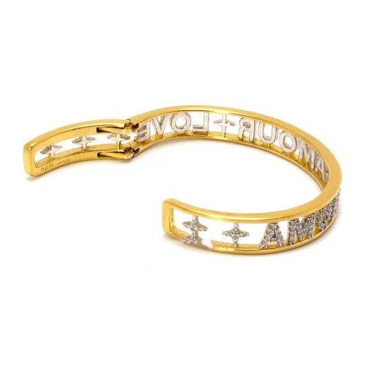 JMS always Original APM Monaco Ladies Amour Love Open Cuff Bracelet Bracelets JMS always Original APM Monaco Ladies Amour Love Open Cuff Bracelet Bracelets
