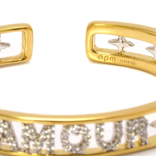 JMS always Original APM Monaco Ladies Amour Love Open Cuff Bracelet Bracelets JMS always Original APM Monaco Ladies Amour Love Open Cuff Bracelet Bracelets