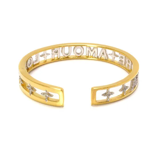JMS always Original APM Monaco Ladies Amour Love Open Cuff Bracelet Bracelets JMS always Original APM Monaco Ladies Amour Love Open Cuff Bracelet Bracelets
