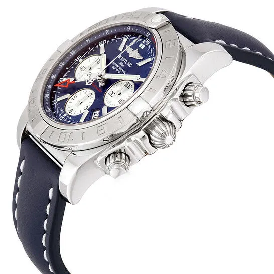 JMS always Original Breitling Chronomat 44 GMT Blue Dial Bue Leather Mens Watch AB042011C851BLLT Watches JMS always Original Breitling Chronomat 44 GMT Blue Dial Bue Leather Mens Watch AB042011C851BLLT Watches