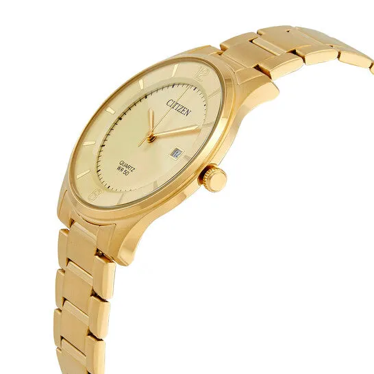 JMS always Original Citizen Quartz Champagne Dial Goldtone Mens Watch BD004383P Rings JMS always Original Citizen Quartz Champagne Dial Goldtone Mens Watch BD004383P Rings