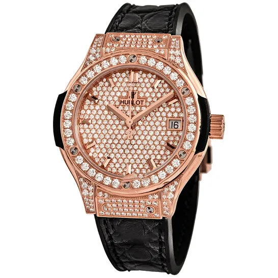 JMS always Original Hublot Classic Fusion 18kt Rose Gold Diamond Ladies Watch 581OX9010LR1704 Watches JMS always Original Hublot Classic Fusion 18kt Rose Gold Diamond Ladies Watch 581OX9010LR1704 Watches