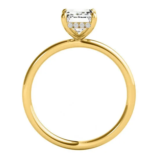 JMS always Original Maulijewels 205 Carat Emerald Cut Moissanite Natural Diamond Womens Engagement Rings In 10K Yellow Gold Earrings JMS always Original Maulijewels 205 Carat Emerald Cut Moissanite Natural Diamond Womens Engagement Rings In 10K Yellow Gold Earrings