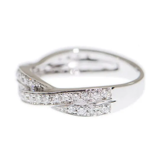 JMS always Original New J Collection Ring W Diamond 38 Rddi 048 Ct18kw 344 Gm 18kt White Gold Silver Rings JMS always Original New J Collection Ring W Diamond 38 Rddi 048 Ct18kw 344 Gm 18kt White Gold Silver Rings