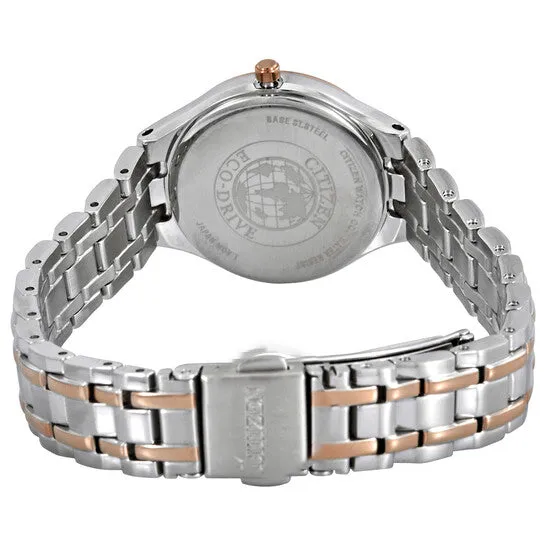 JMS always Rings Original Citizen EcoDrive White Dial Twotone Ladies Watch EW248687A JMS always Rings Original Citizen EcoDrive White Dial Twotone Ladies Watch EW248687A