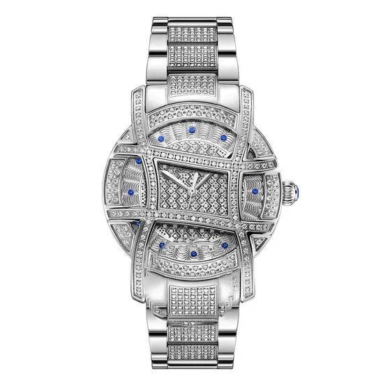 JMS always Rings Original JBW Platinum Series Diamond Silvertone Dial Ladies Watch PS510B JMS always Rings Original JBW Platinum Series Diamond Silvertone Dial Ladies Watch PS510B