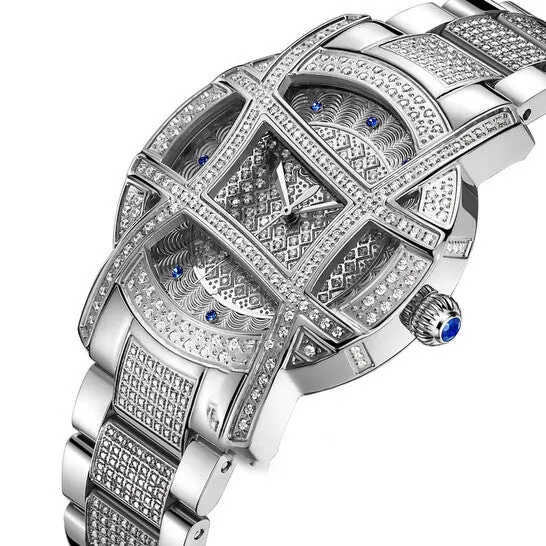 JMS always Rings Original JBW Platinum Series Diamond Silvertone Dial Ladies Watch PS510B JMS always Rings Original JBW Platinum Series Diamond Silvertone Dial Ladies Watch PS510B