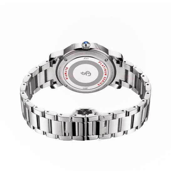 JMS always Rings Original JBW Platinum Series Diamond Silvertone Dial Ladies Watch PS510B JMS always Rings Original JBW Platinum Series Diamond Silvertone Dial Ladies Watch PS510B