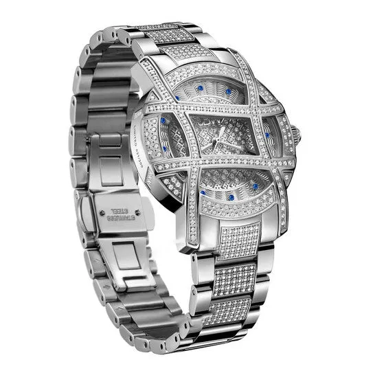 JMS always Rings Original JBW Platinum Series Diamond Silvertone Dial Ladies Watch PS510B JMS always Rings Original JBW Platinum Series Diamond Silvertone Dial Ladies Watch PS510B