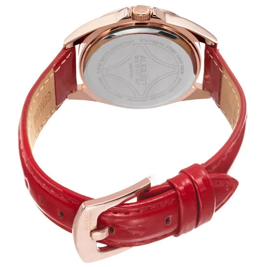 JMS always Watches Original August Steiner Quartz Red Dial Ladies Watch AS8191RD JMS always Watches Original August Steiner Quartz Red Dial Ladies Watch AS8191RD