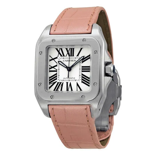 JMS always Watches Original Cartier Santos 100 Silver Dial Ladies Watch W20126X8 JMS always Watches Original Cartier Santos 100 Silver Dial Ladies Watch W20126X8