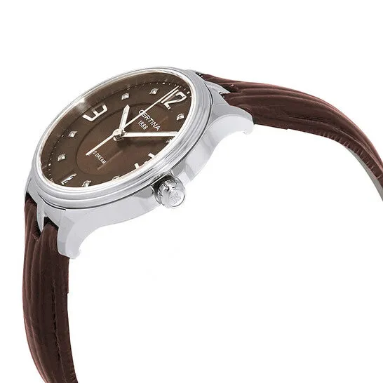 JMS always Watches Original Certina DS Dream Diamond Brown Dial Ladies Watch C0212101629600 JMS always Watches Original Certina DS Dream Diamond Brown Dial Ladies Watch C0212101629600