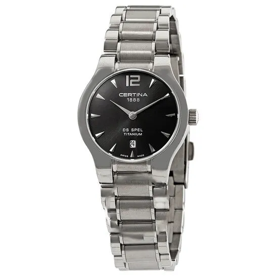 JMS always Watches Original Certina DS Spel Lady Quartz Black Dial Ladies Watch C0122094408700 JMS always Watches Original Certina DS Spel Lady Quartz Black Dial Ladies Watch C0122094408700