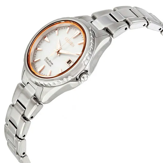 JMS always Watches Original Citizen Titanium Silver Dial Ladies Watch EW241054A JMS always Watches Original Citizen Titanium Silver Dial Ladies Watch EW241054A