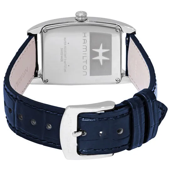 JMS always Watches Original Hamilton Boulton L Silver Dial Blue leather Ladies Watch H13421611 JMS always Watches Original Hamilton Boulton L Silver Dial Blue leather Ladies Watch H13421611