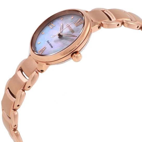 JMS always Watches Original Open Box Citizen L Series EcoDrive Mother of Pearl Dial Ladies Watch EM092884D