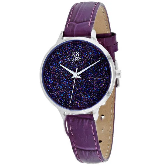 JMS always Watches Original Roberto Bianci Gemma Quartz Purple Crystal Dial Ladies Watch RB0242 JMS always Watches Original Roberto Bianci Gemma Quartz Purple Crystal Dial Ladies Watch RB0242