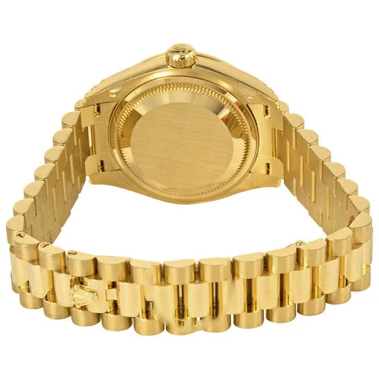 JMS always Watches Original Rolex LadyDatejust Mint Green Dial 18 Carat Yellow Gold President Watch 279138GNDP JMS always Watches Original Rolex LadyDatejust Mint Green Dial 18 Carat Yellow Gold President Watch 279138GNDP