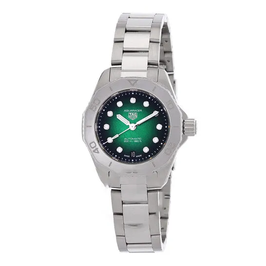 JMS always Watches Original Tag Heuer Aquaracer Automatic Diamond Green Dial Ladies Watch WBP2415BA0622 JMS always Watches Original Tag Heuer Aquaracer Automatic Diamond Green Dial Ladies Watch WBP2415BA0622