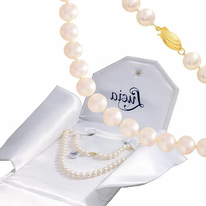 Lucia Certified 70 75mm Cultured Freshwater Pearl Strand with 14K Gold Clasp 18 Goldia Earrings Lucia Certified 70 75mm Cultured Freshwater Pearl Strand with 14K Gold Clasp 18 Goldia Earrings
