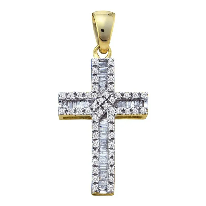 Necklaces 12CTDiamond CROSS PENDANT gndatlanta
