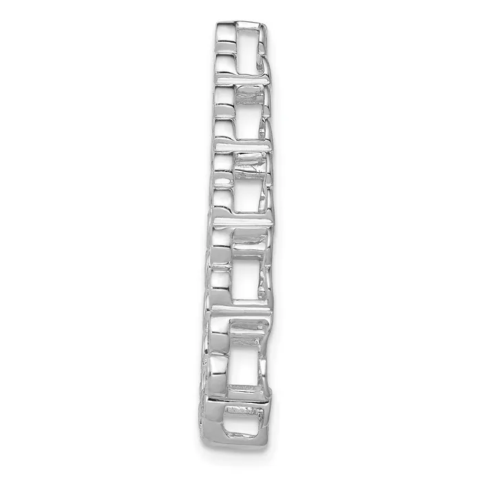 Necklaces 14k White Gold 12ct Real Diamond Teardrop Chain Slide Goldia