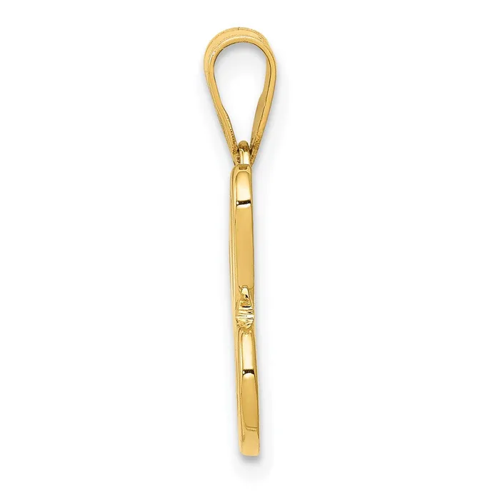 Necklaces 14k Yellow GoldY Script Letter C Initial Pendant Goldia