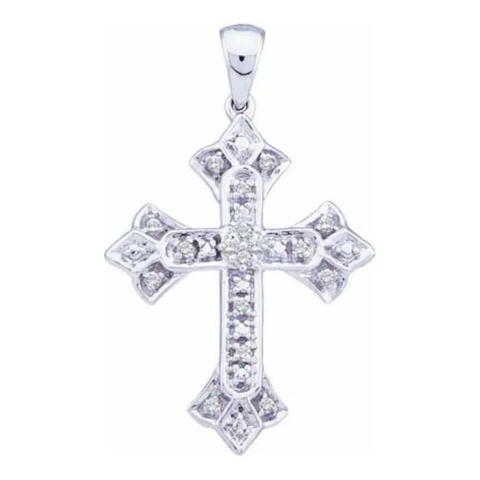 Necklaces gndatlanta 18CTWDiamond CROSS PENDANT