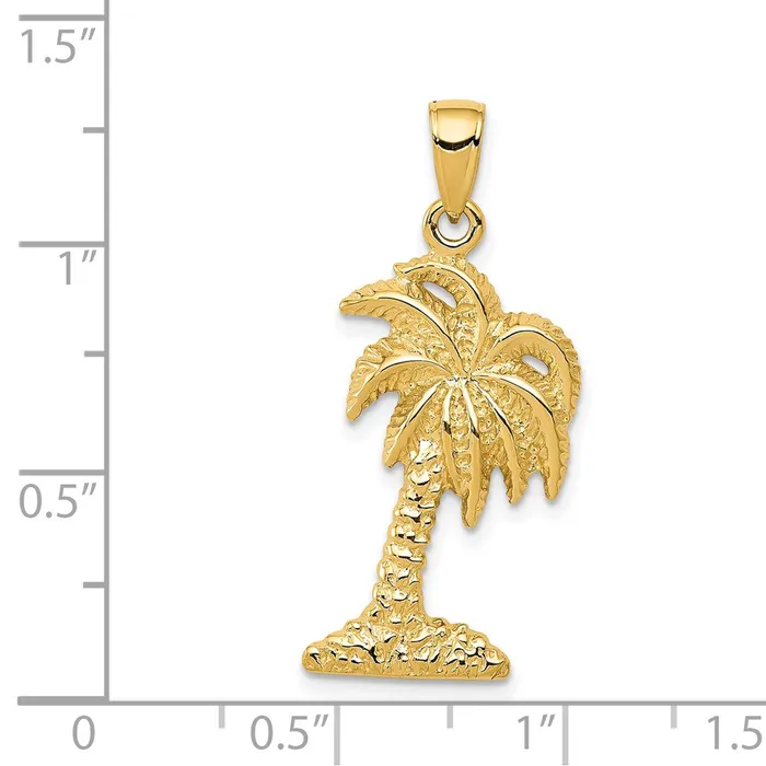 Necklaces Goldia 14k Yellow Gold Palm Tree Pendant