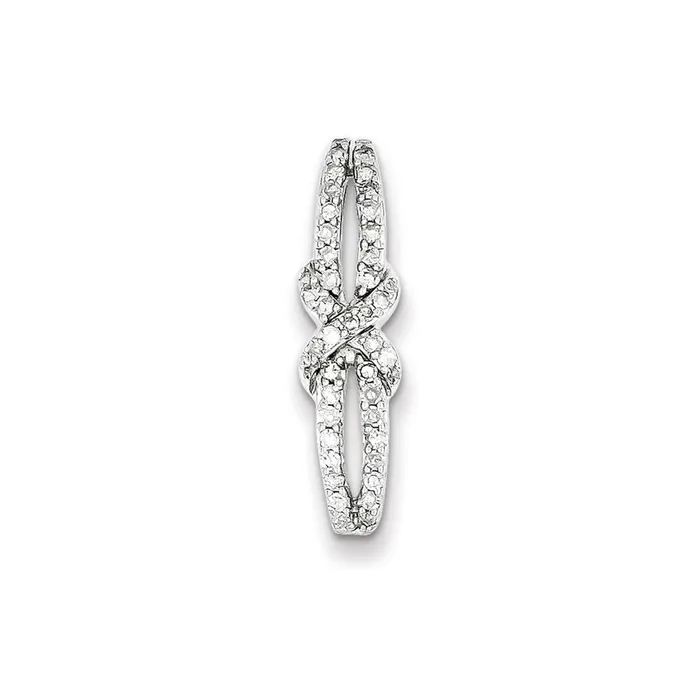 Necklaces Goldia Sterling Silver Diamond Slide Pendant