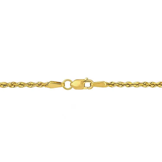 Necklaces JMS always Original Amour 19mm Hollow Rope Chain Necklace in 14k Yellow Gold 18 in Necklaces JMS always Original Amour 19mm Hollow Rope Chain Necklace in 14k Yellow Gold 18 in