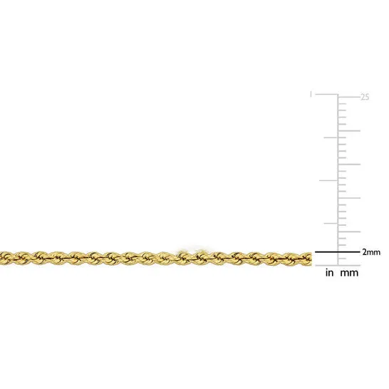 Necklaces JMS always Original Amour 225mm Super Ultra Light Rope Chain Necklace in 14k Yellow Gold 18 in Necklaces JMS always Original Amour 225mm Super Ultra Light Rope Chain Necklace in 14k Yellow Gold 18 in