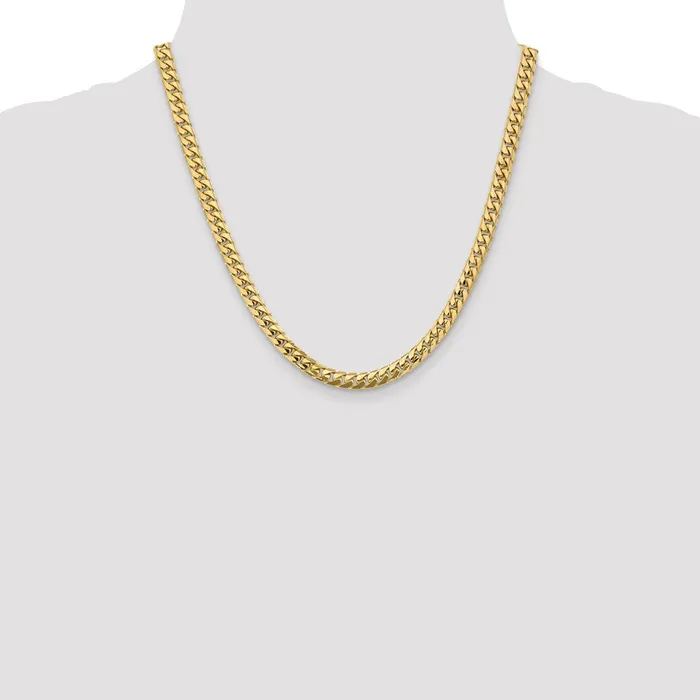 Necklaces MDS 14K 20 inch 55mm Solid Miami Cuban Link with Lobster Clasp Chain Necklace Necklaces MDS 14K 20 inch 55mm Solid Miami Cuban Link with Lobster Clasp Chain Necklace