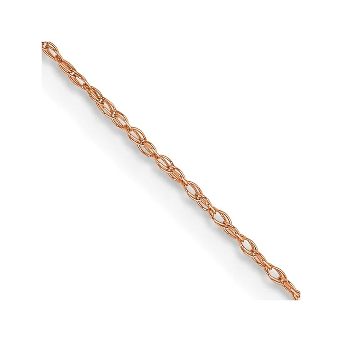 Necklaces QGold 14K Rose Gold 20 inch Carded 5mm Cable Rope with Spring Ring Clasp Chain Necklace Necklaces QGold 14K Rose Gold 20 inch Carded 5mm Cable Rope with Spring Ring Clasp Chain Necklace