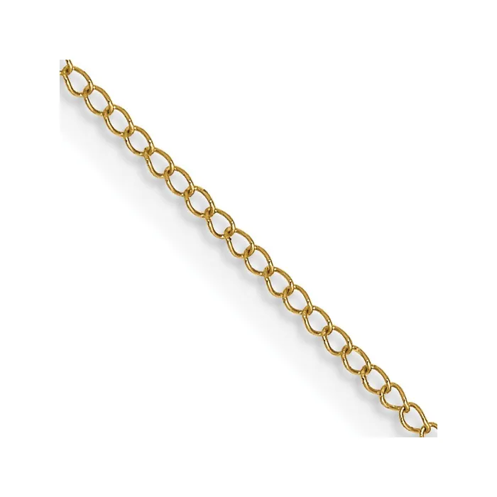 Necklaces QGold 14K Yellow Gold 24 inch Carded 5mm Curb with Spring Ring Clasp Chain Necklace Necklaces QGold 14K Yellow Gold 24 inch Carded 5mm Curb with Spring Ring Clasp Chain Necklace