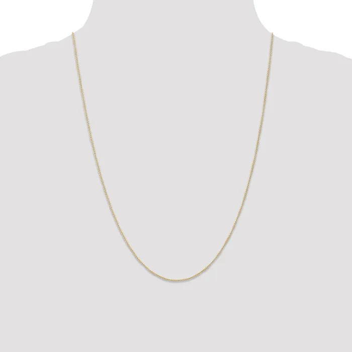 Necklaces QGold 14K Yellow Gold 24 inch Carded 5mm Curb with Spring Ring Clasp Chain Necklace Necklaces QGold 14K Yellow Gold 24 inch Carded 5mm Curb with Spring Ring Clasp Chain Necklace