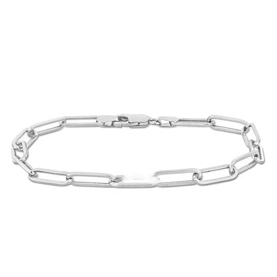 Original AMOUR 43mm Paperclip Chain Bracelet In 14K White Gold 75 In JMS always Bracelets Original AMOUR 43mm Paperclip Chain Bracelet In 14K White Gold 75 In JMS always Bracelets