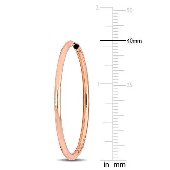 Original Amour 40mm Hoop Earrings in 14k Rose Gold JMS always Earrings Original Amour 40mm Hoop Earrings in 14k Rose Gold JMS always Earrings