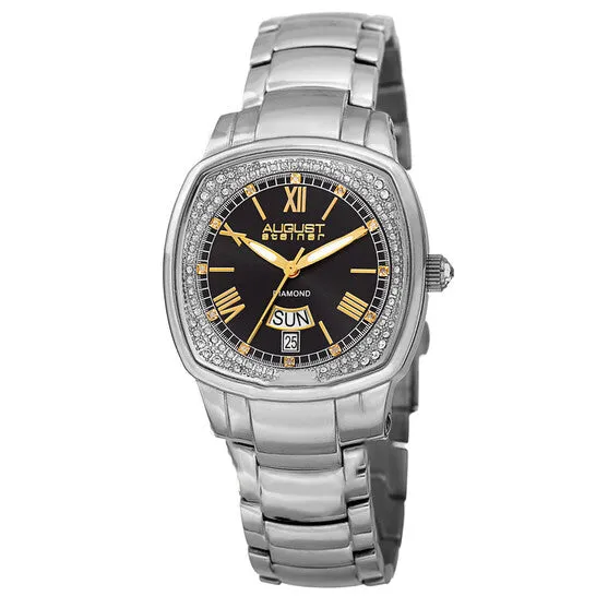 Original August Steiner Quartz Diamond Blue Dial Ladies Watch AS8193SSB JMS always Watches Original August Steiner Quartz Diamond Blue Dial Ladies Watch AS8193SSB JMS always Watches